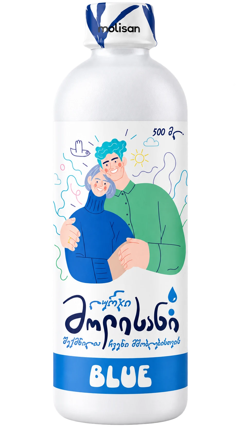 მოლისანი ლურჯი — 500 მლ