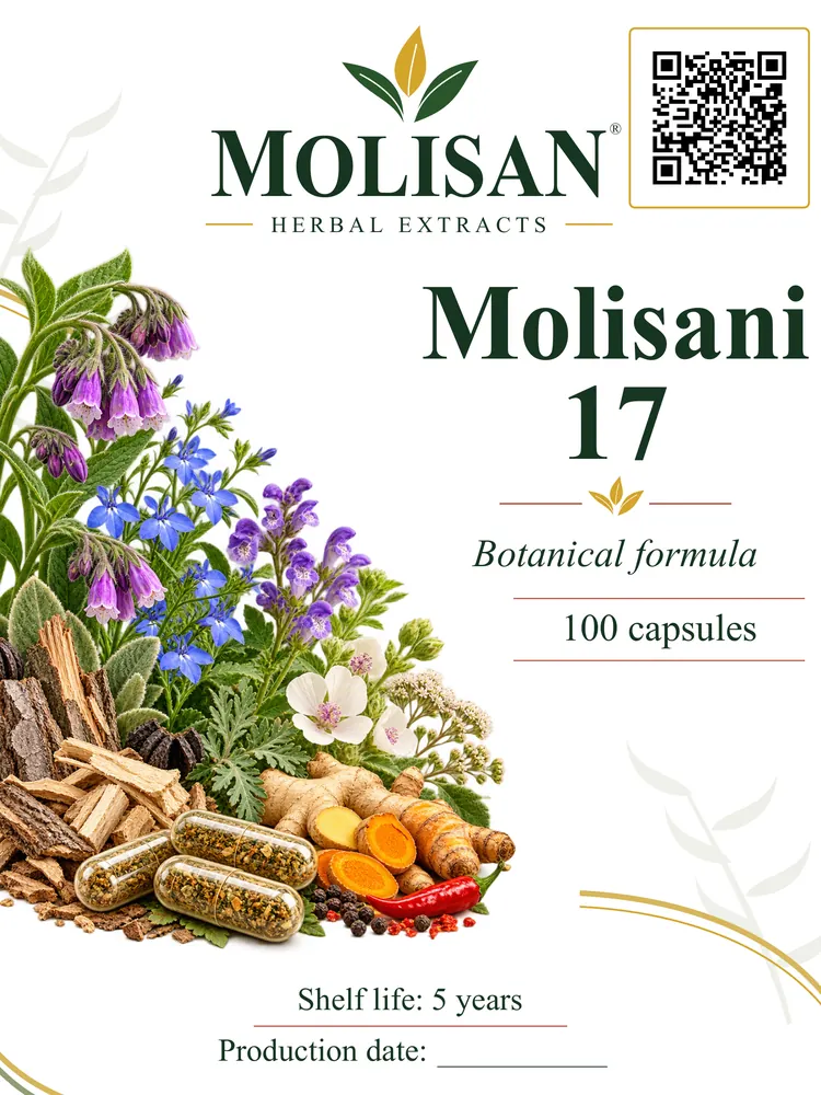 მოლისანი 17 — 17 კომპონენტიანი ძვლებისა და ხრტილების ფორმულა
